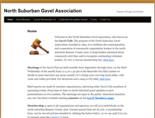 Tablet Screenshot of gavel-club.org